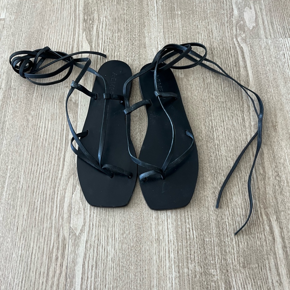 Leather sandals